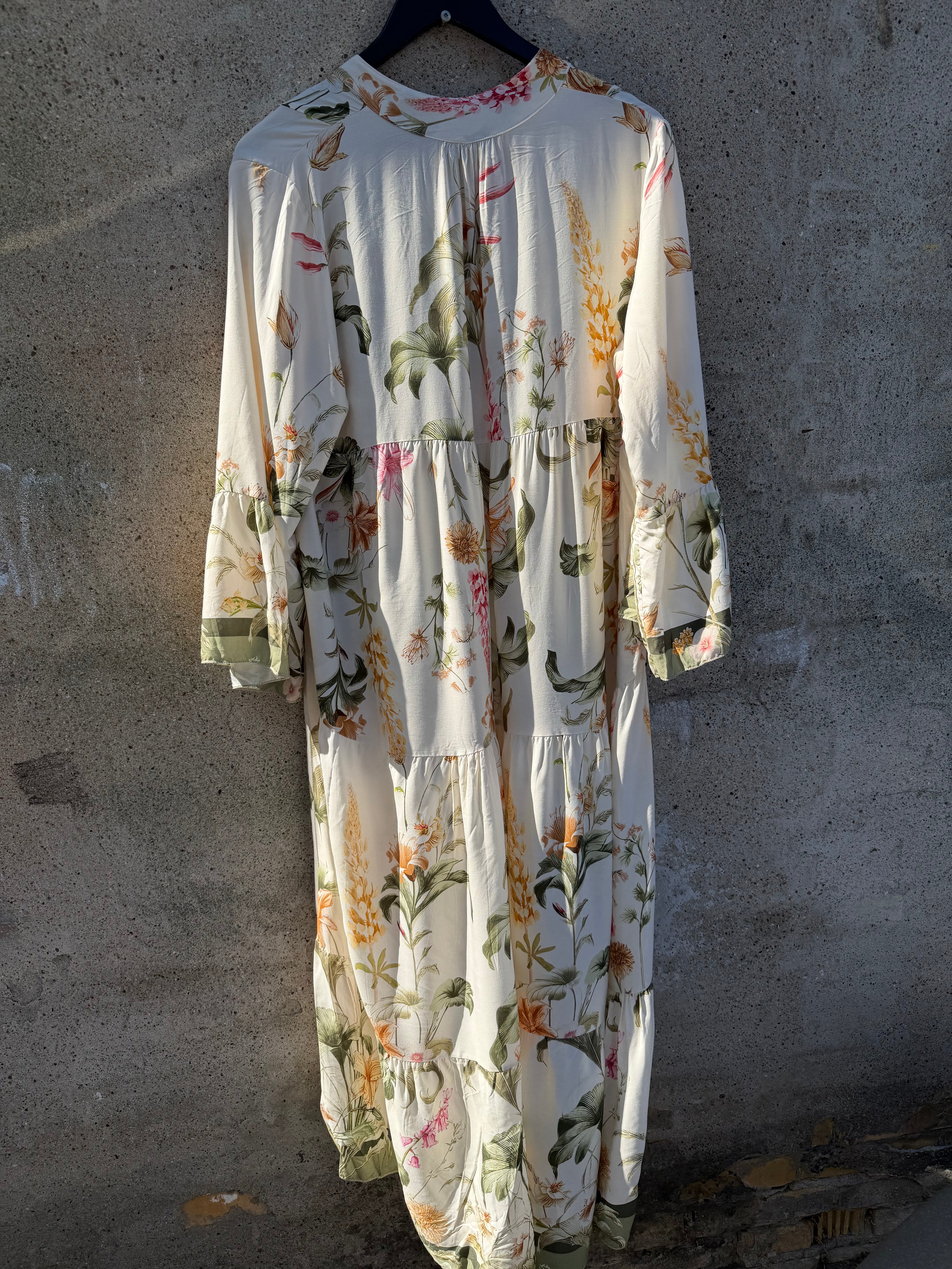 Qnuz 9322 Flower dress army