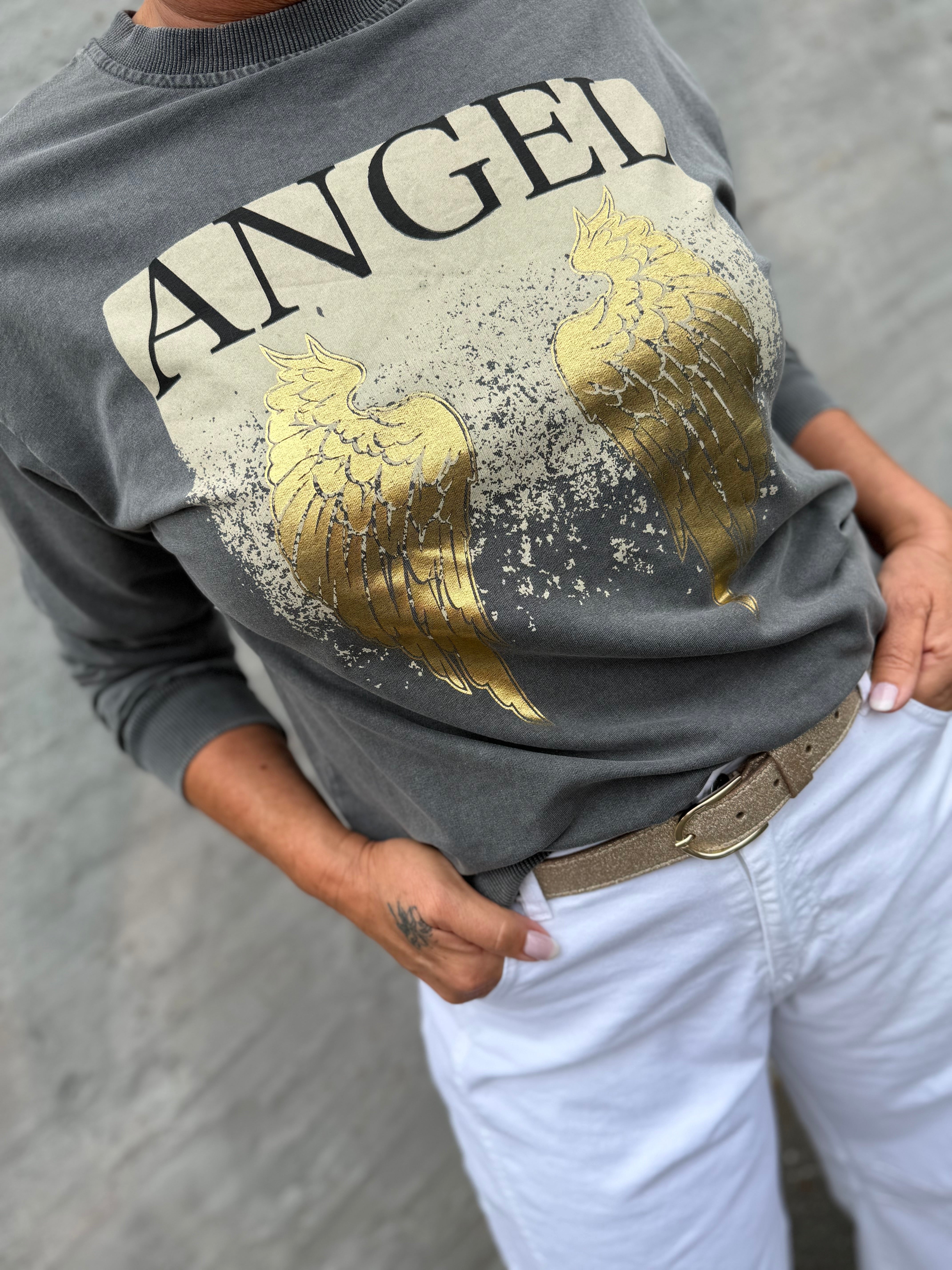 By Engbork Angel sweat blouse grey