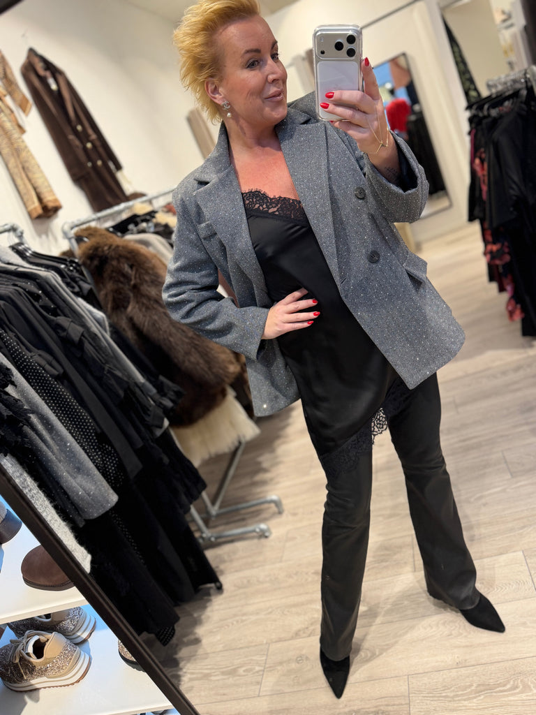 Qnuz 9232 blazer bling grey