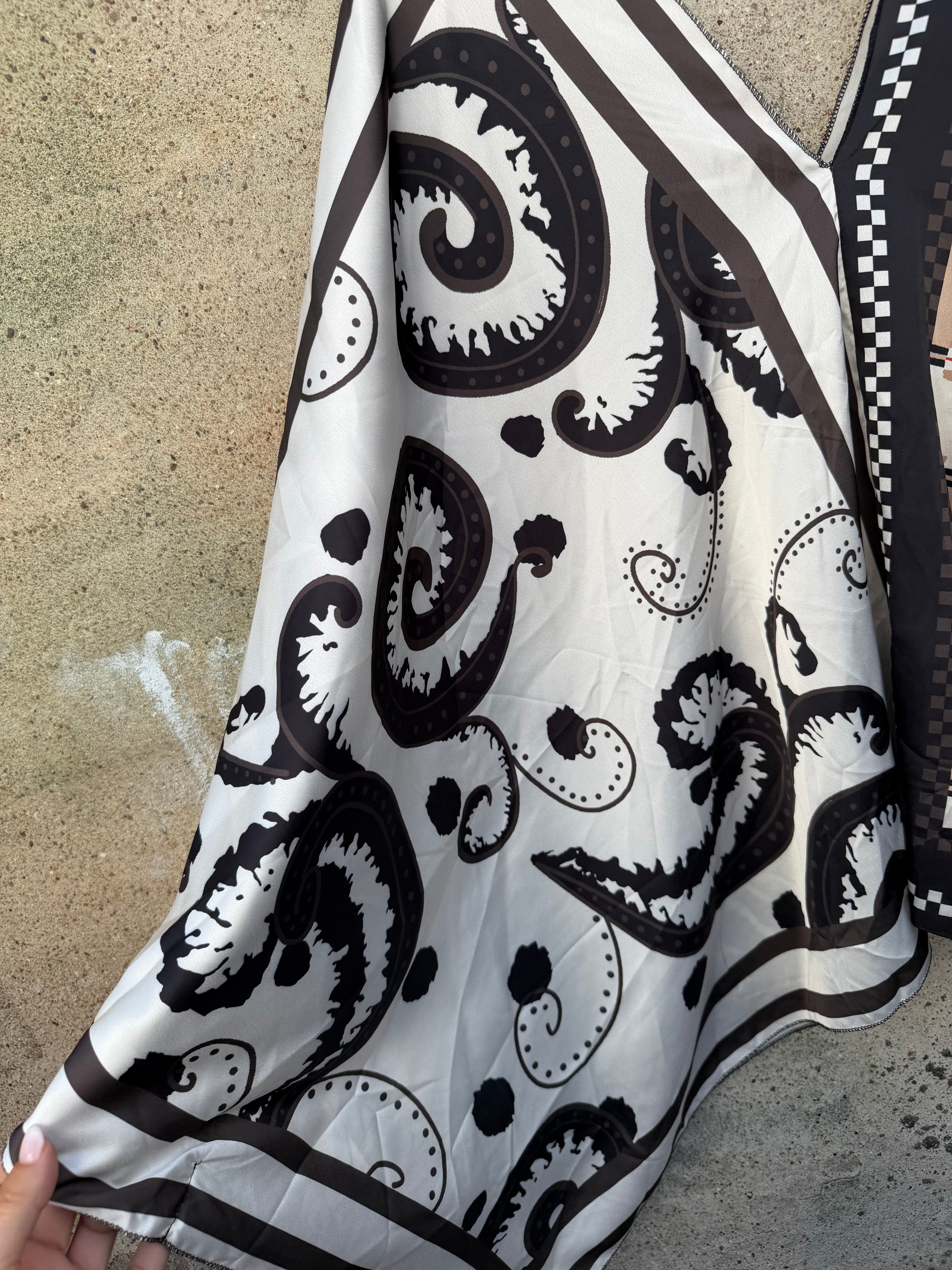 Marrakesh summer poncho brown
