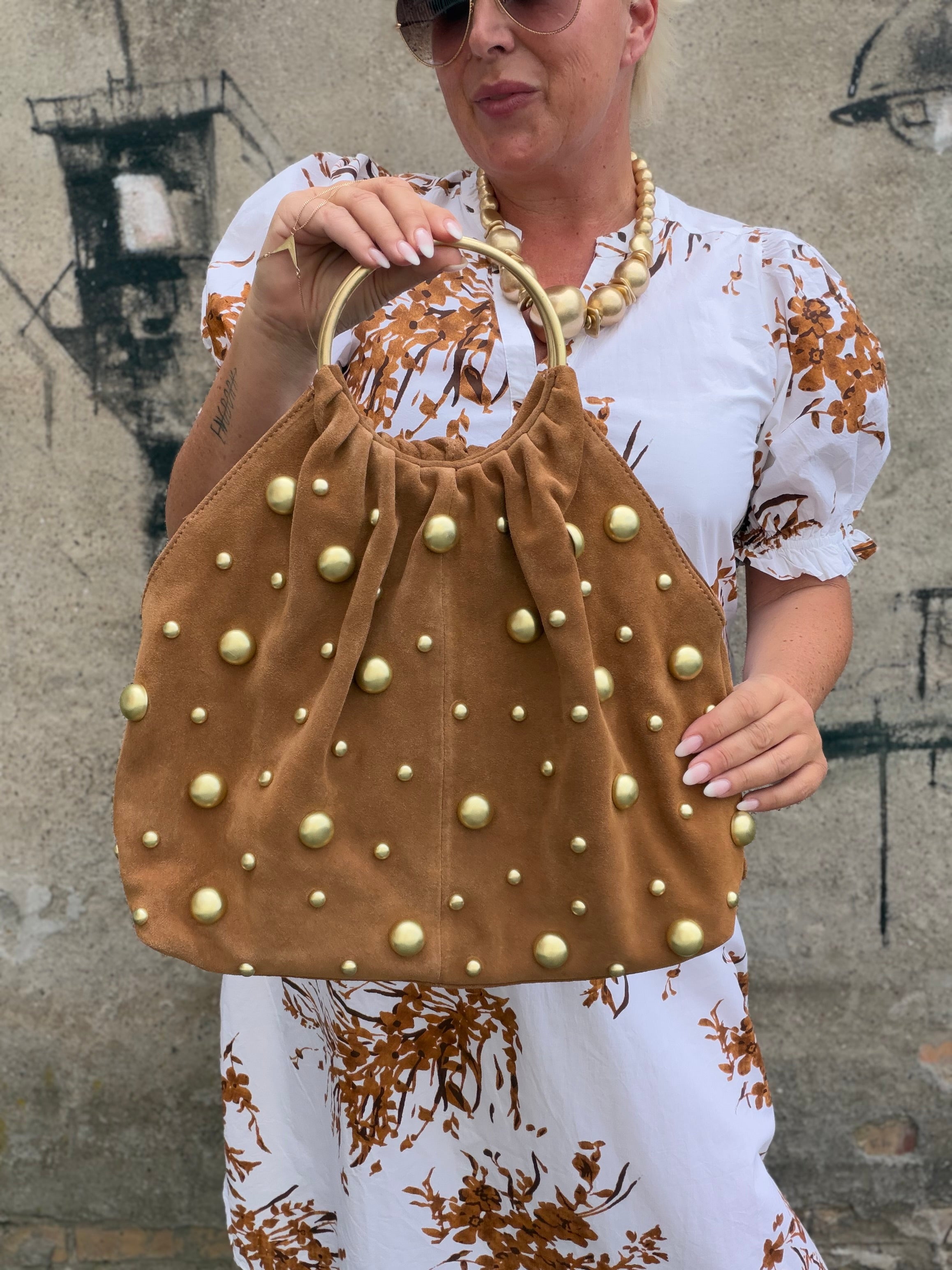 Depeche 16856 Rotterdam handbag caramel