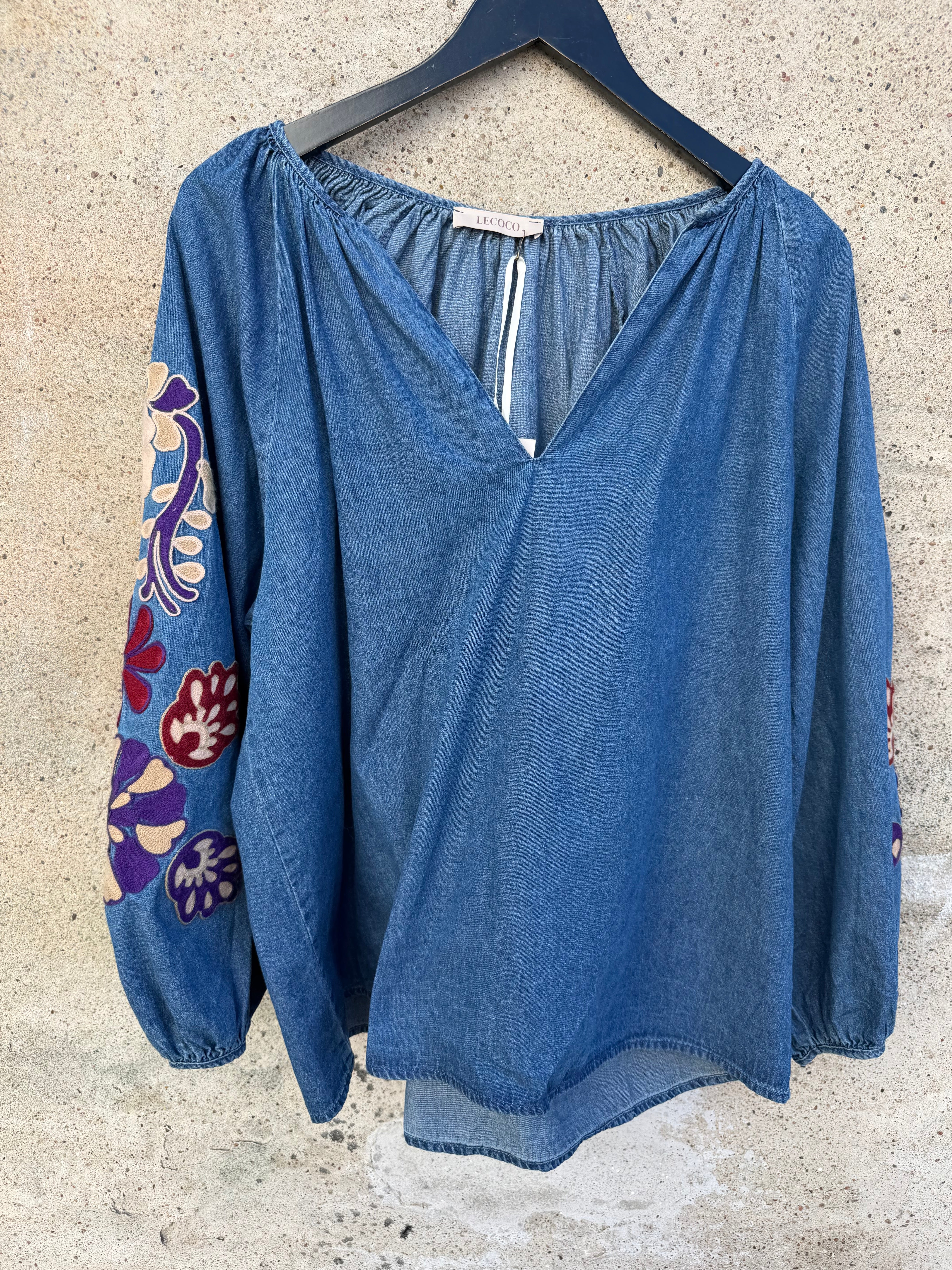 LECOCO 35216 Marina shirt denim