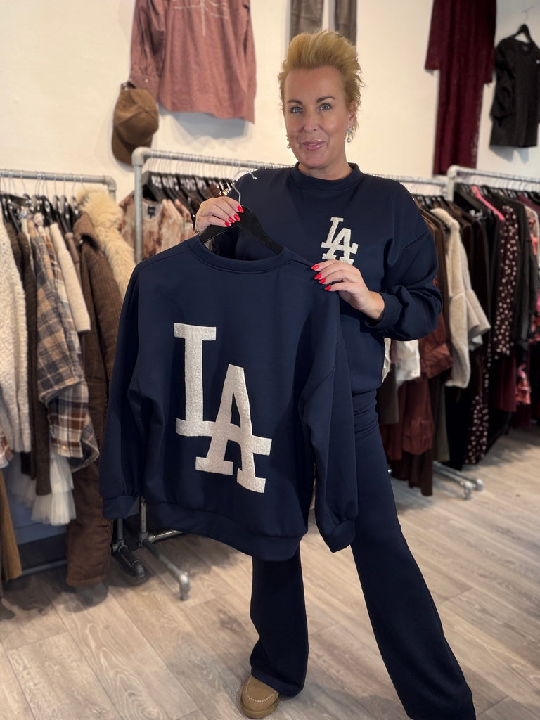 By Engbork LA sweat bluse + buks navy