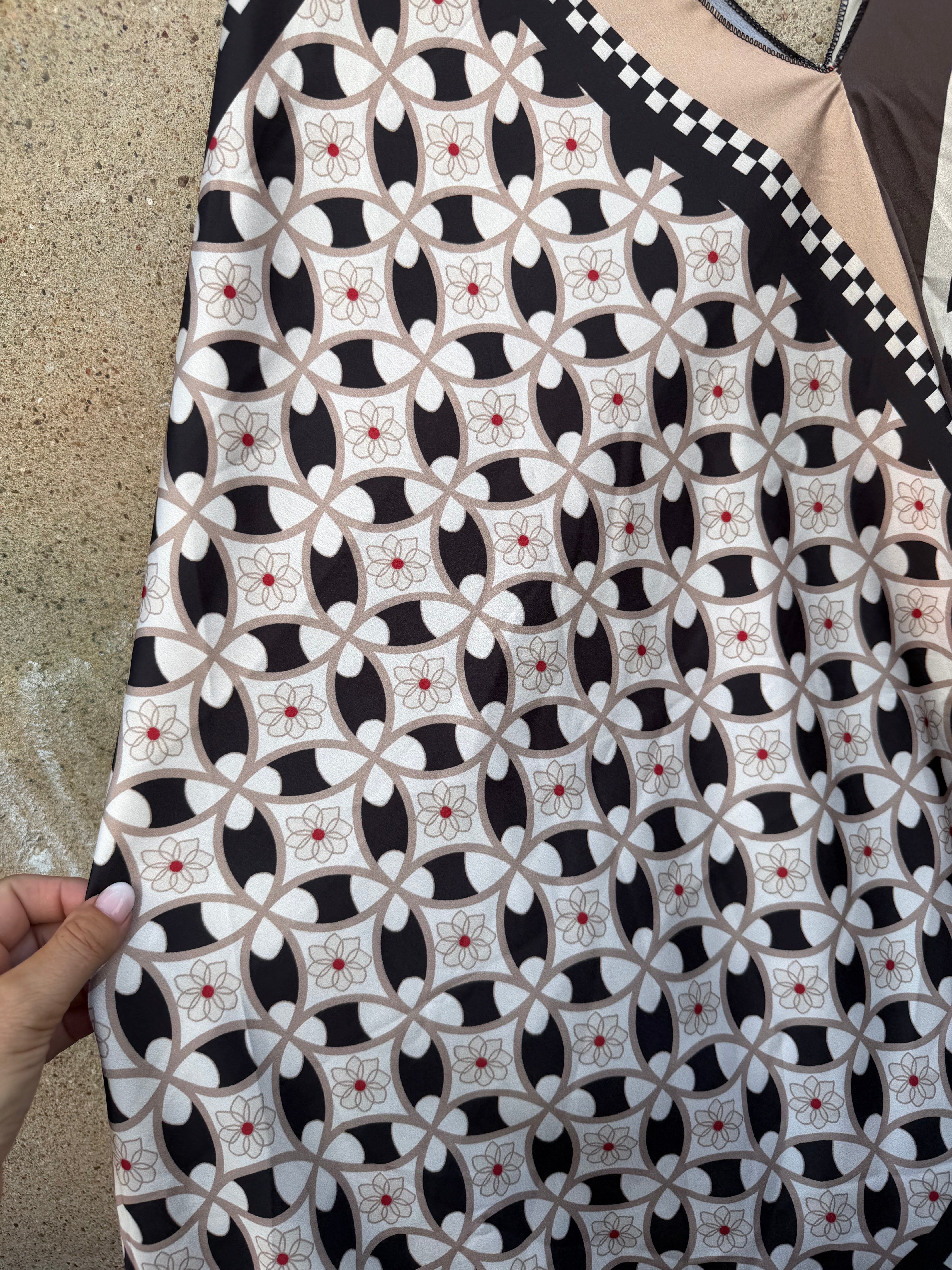 Marrakesh summer poncho black