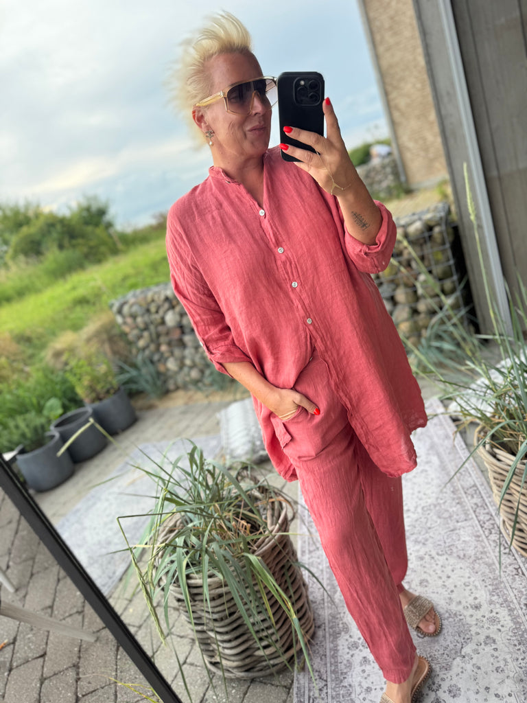 Boho Love Adel skjorte hør peber