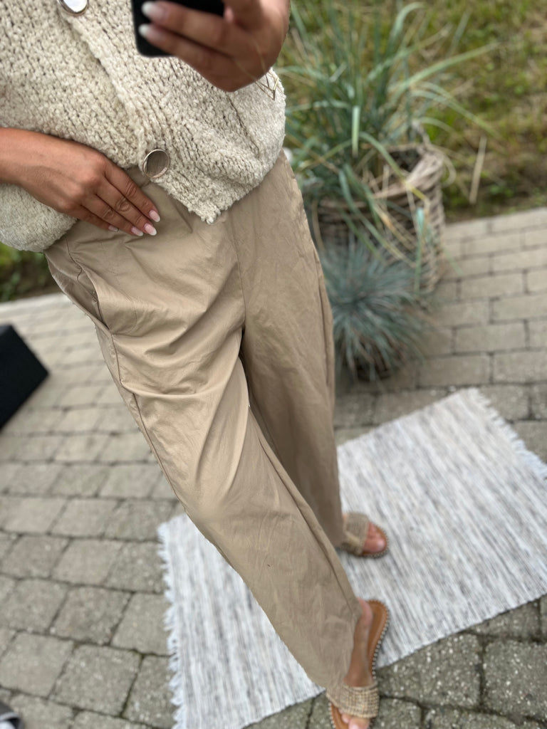 Boho Love B1271 pants coatede beige