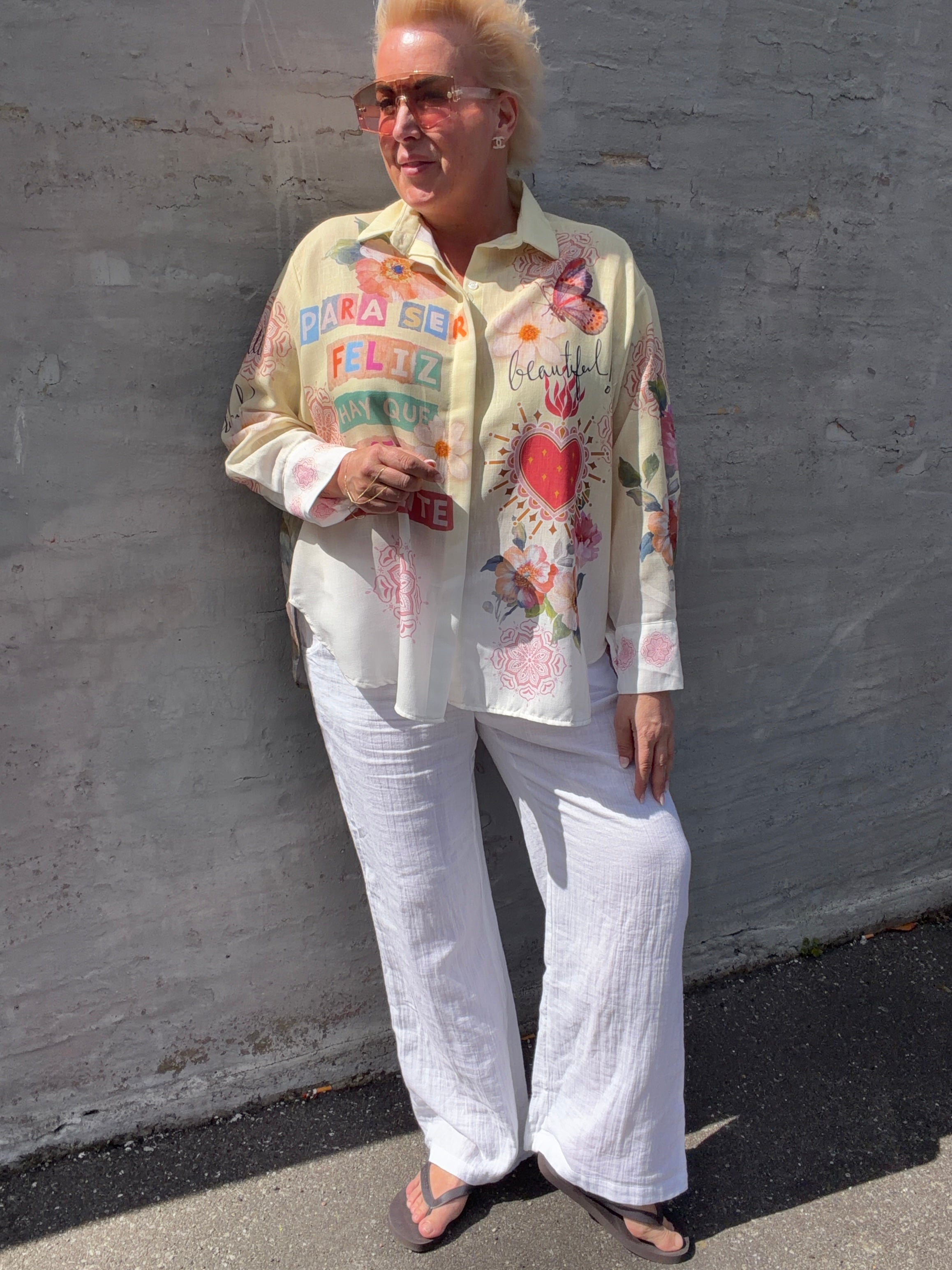 Molly flower shirt yellow