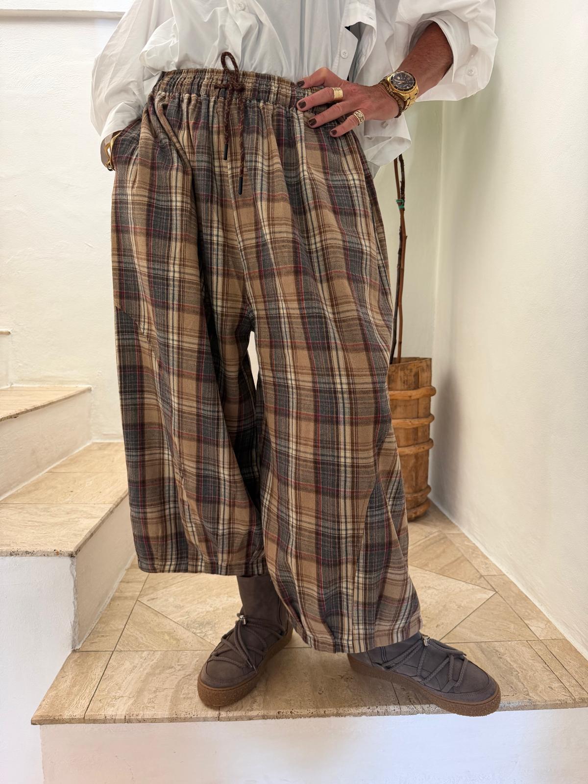 CABANA Living checky pants nature 70827121