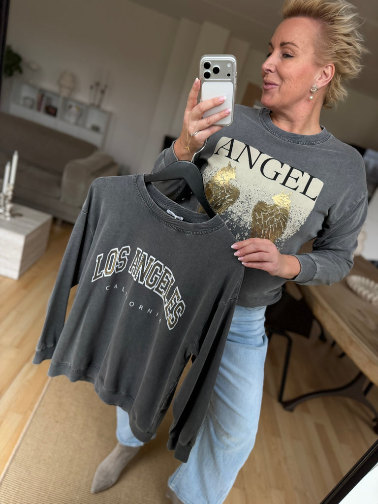 By Engbork Los A sweat blouse grey