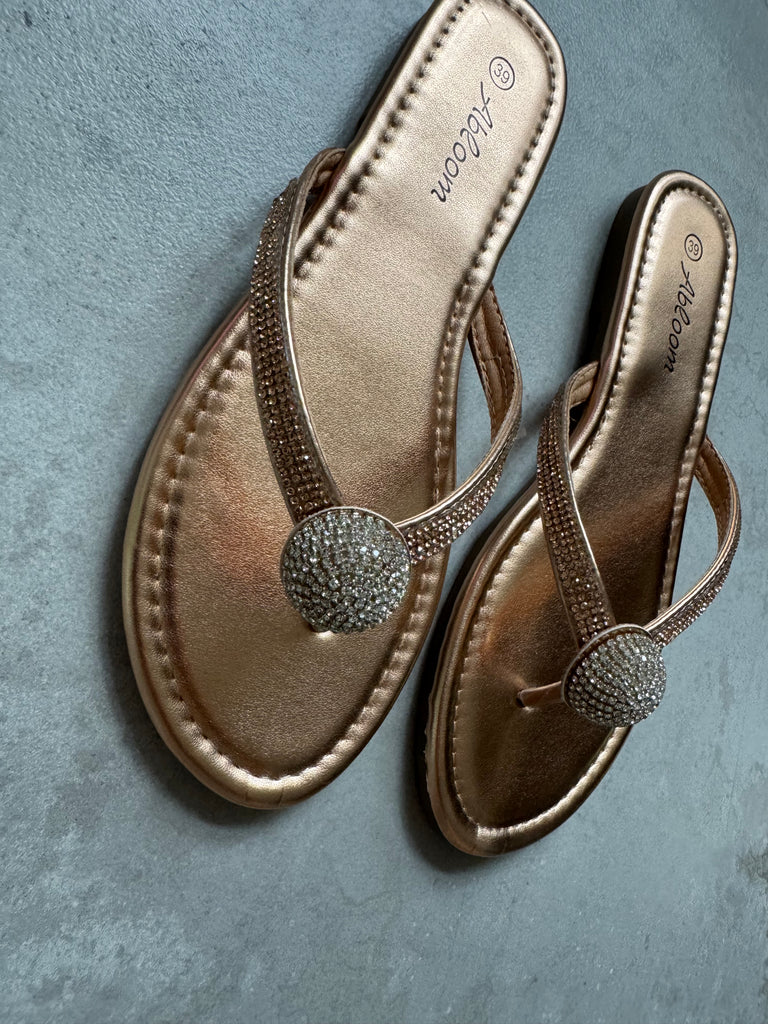 Qnuz 7739 Stasia slippers strass silver