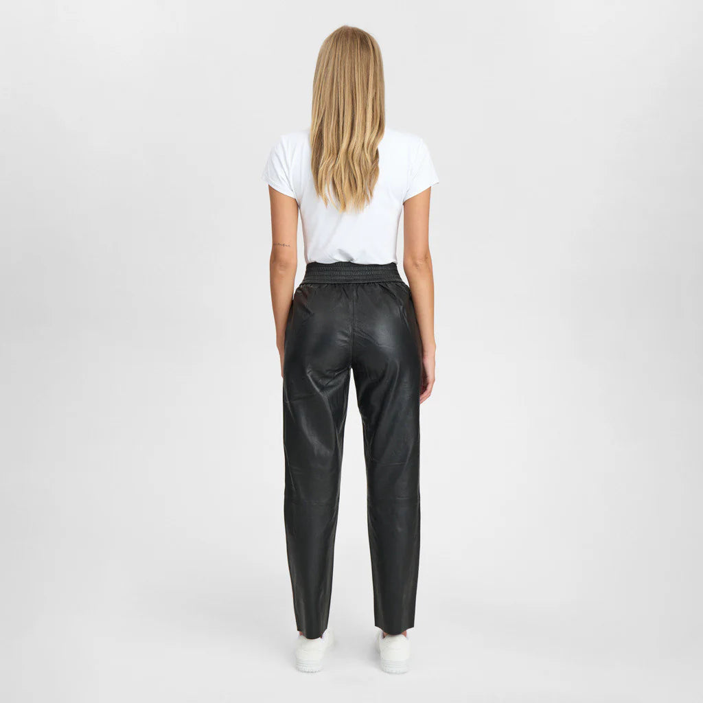 Depeche 50646 Belle leather pants black