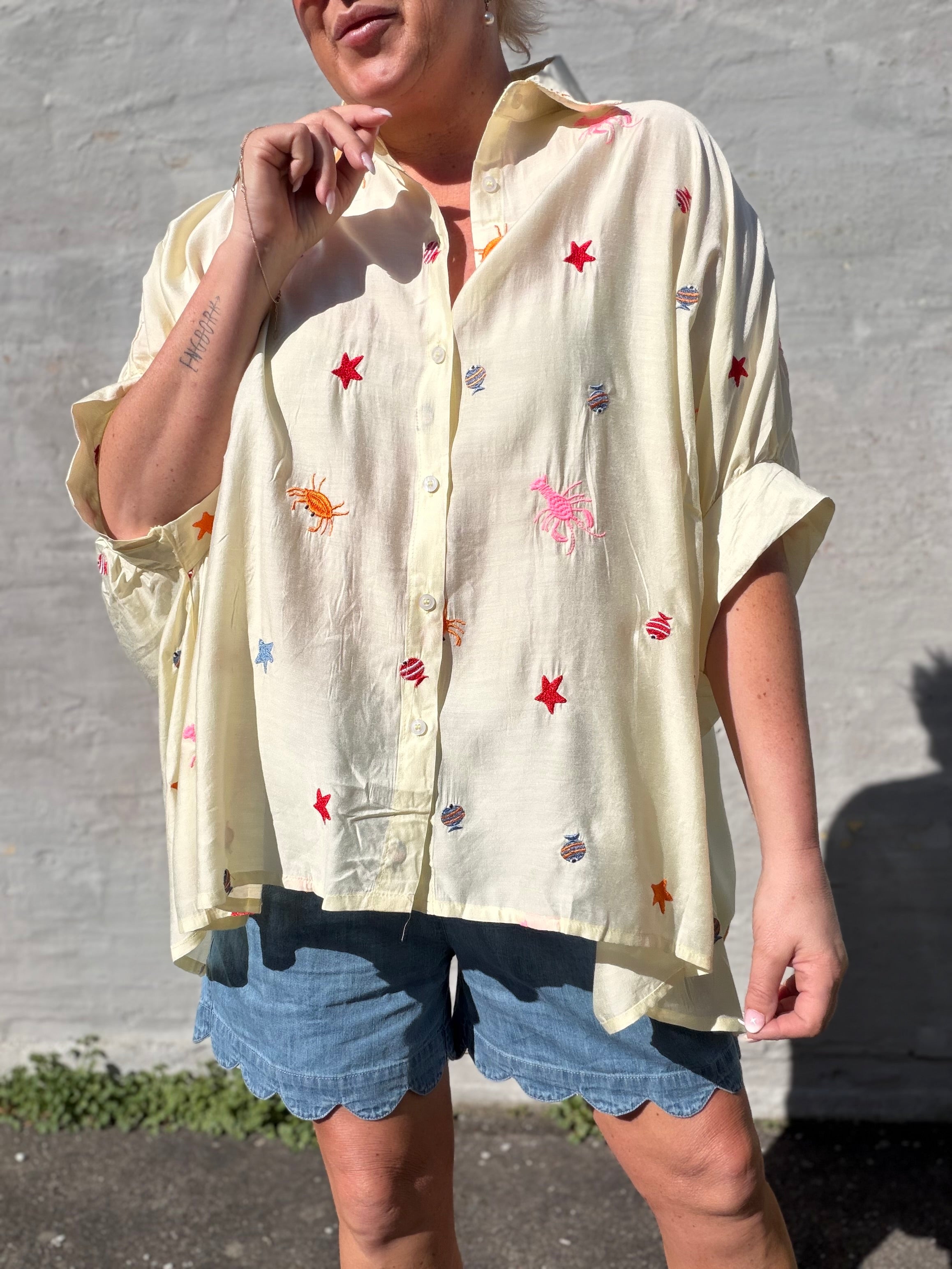 Ocean life 10088 big shirt yellow