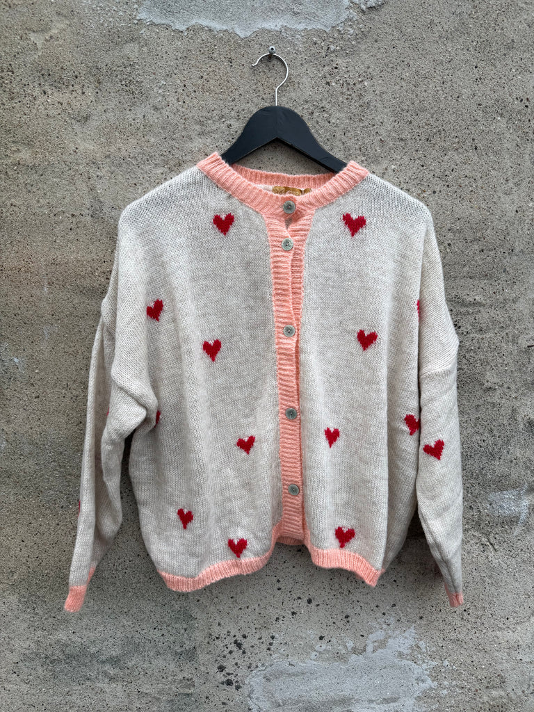 Boho Love B1298 cardigan heart