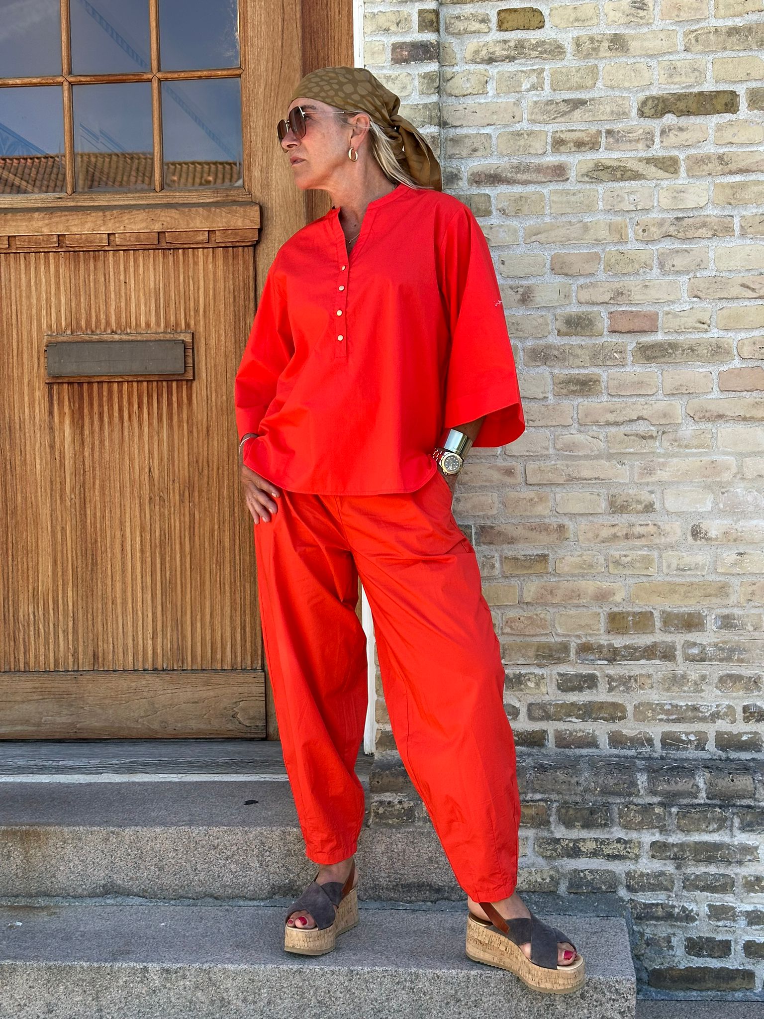 Gaspar 2510922 Colorado poplin pants red