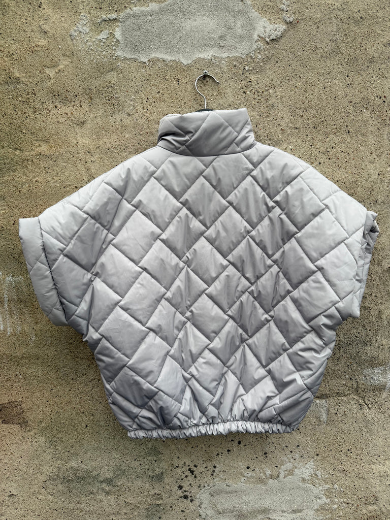 By Engbork Emilia vest quilted grey