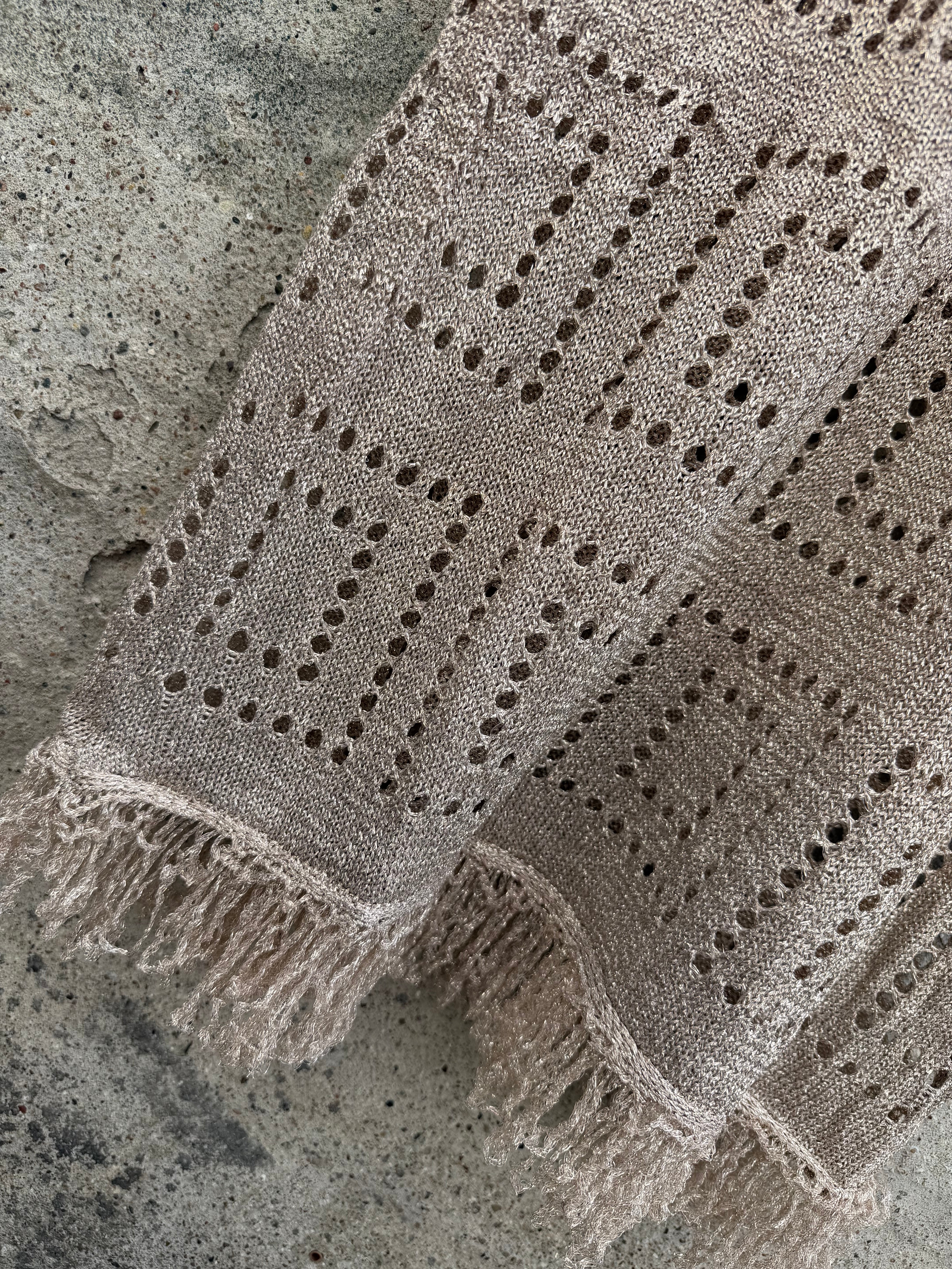 Goldie beach dress knit gold