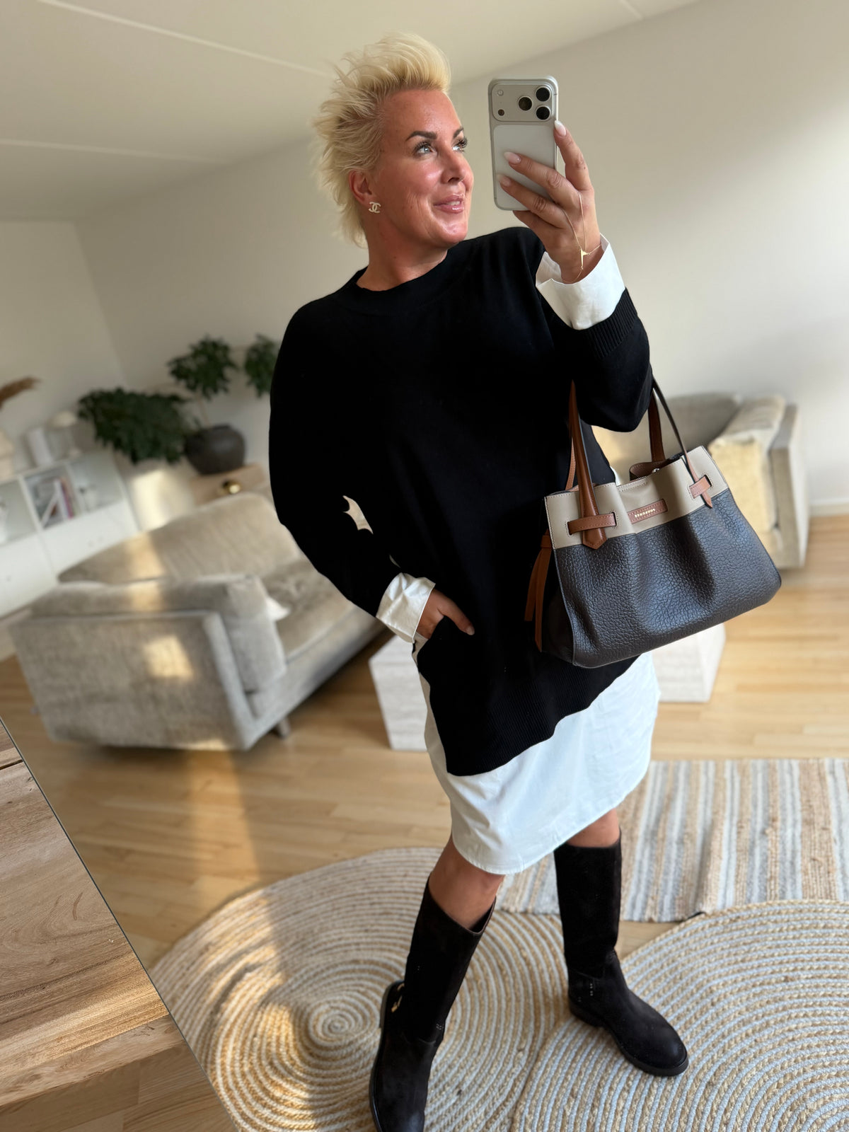 Costamani 2608606 Dagmar shirt dress black