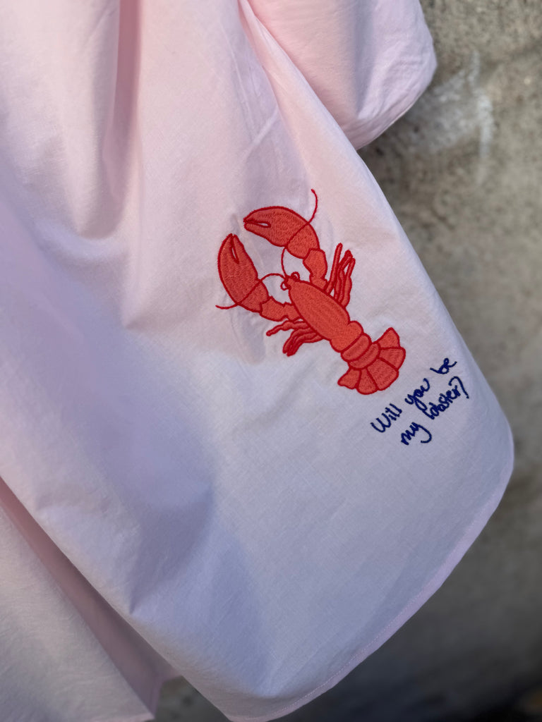 WAUW Luna shirt lobster pink marshmellow