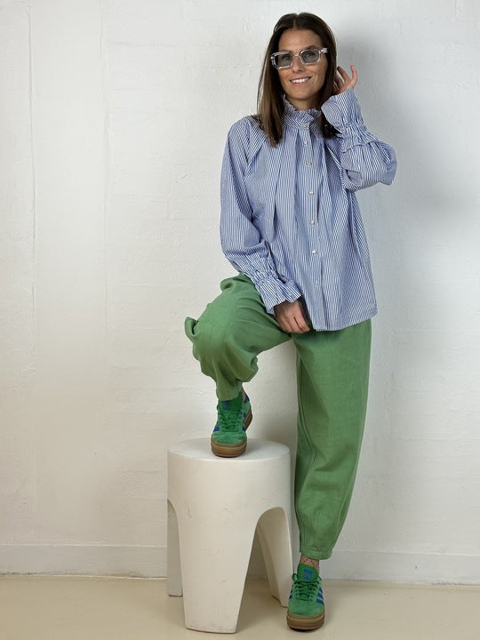 Gaspar 2601308 Himalaya stripe shirt blue