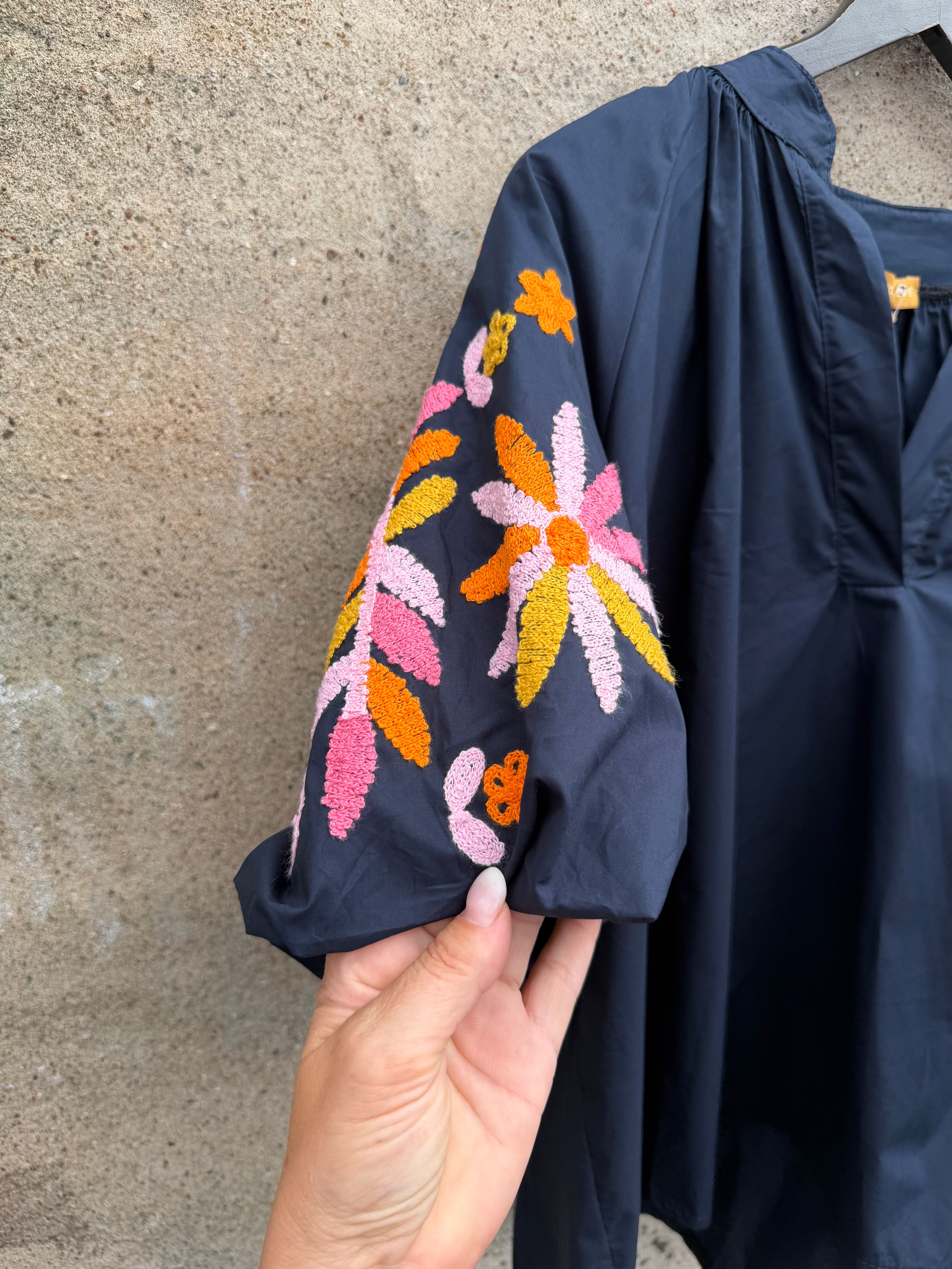 Boho Love B1403 blouse navy