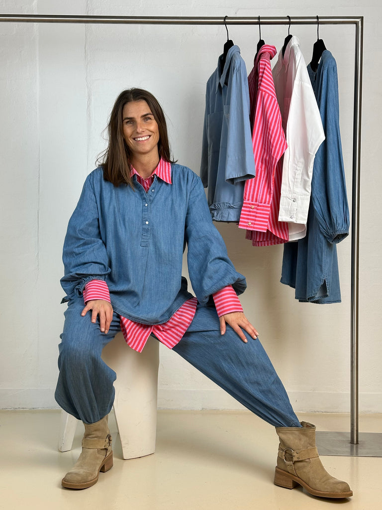 Gaspar 2510343 Læsø denim shirt blue