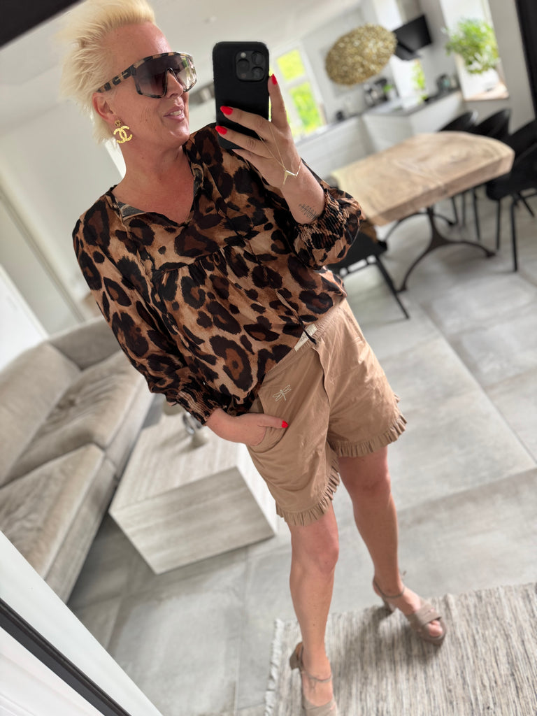 Boho Love Parga bluse leo brown