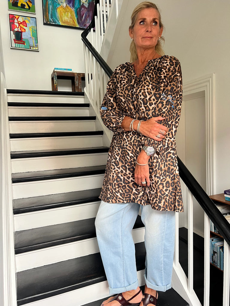 WAUW Ana tunic short leo