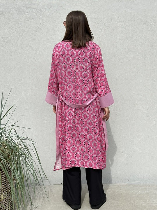 Gaspar 2601501 Yolo kimono pink