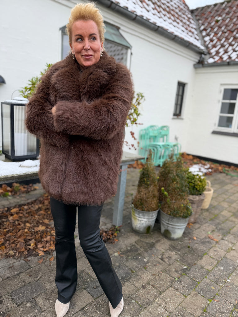 Depeche 100386 Vera fur brown