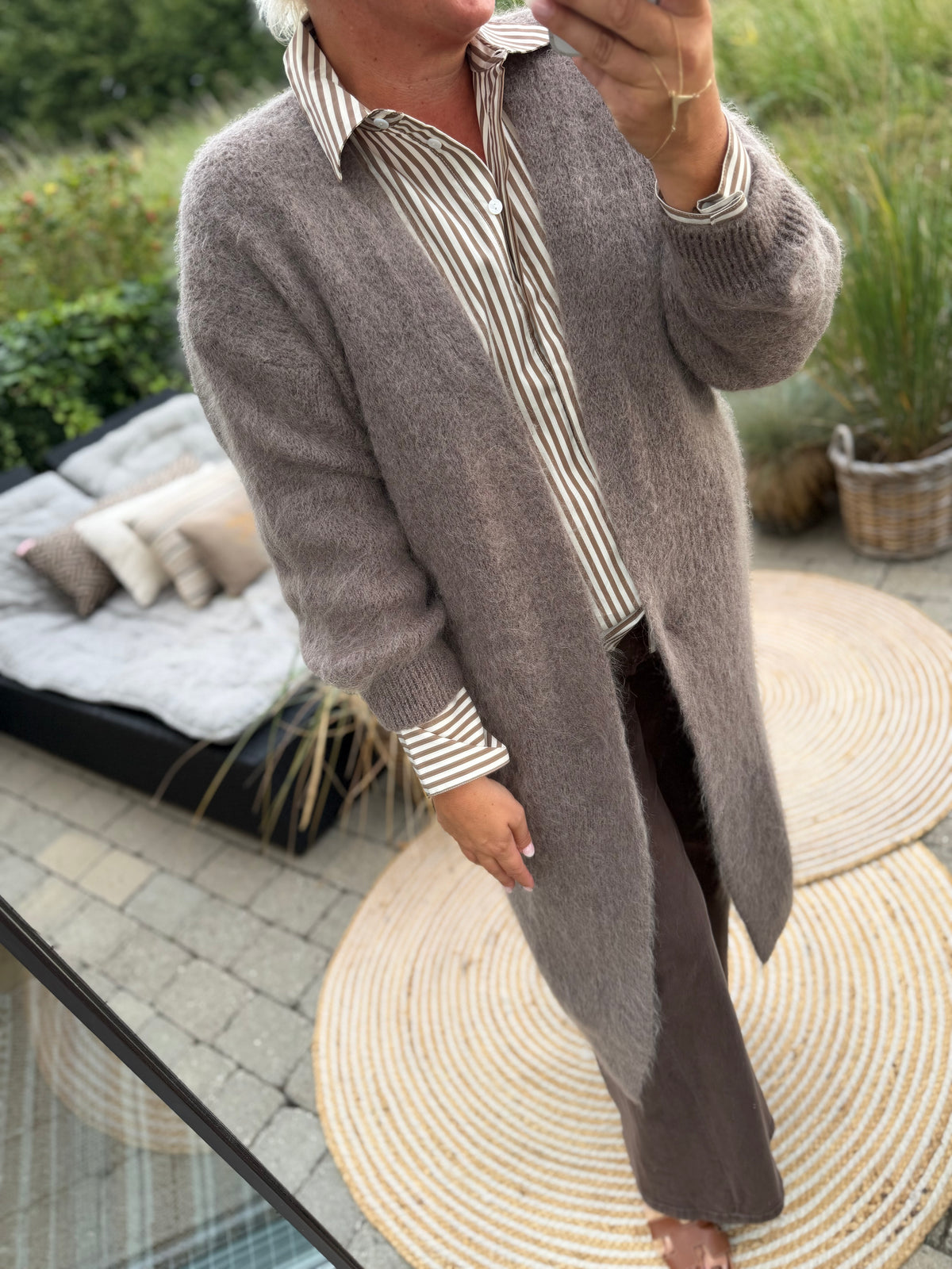 CABANA Living Lucy cardigan 8819 fango