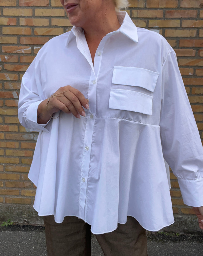 Boho Love B1289 skjorte pocket white