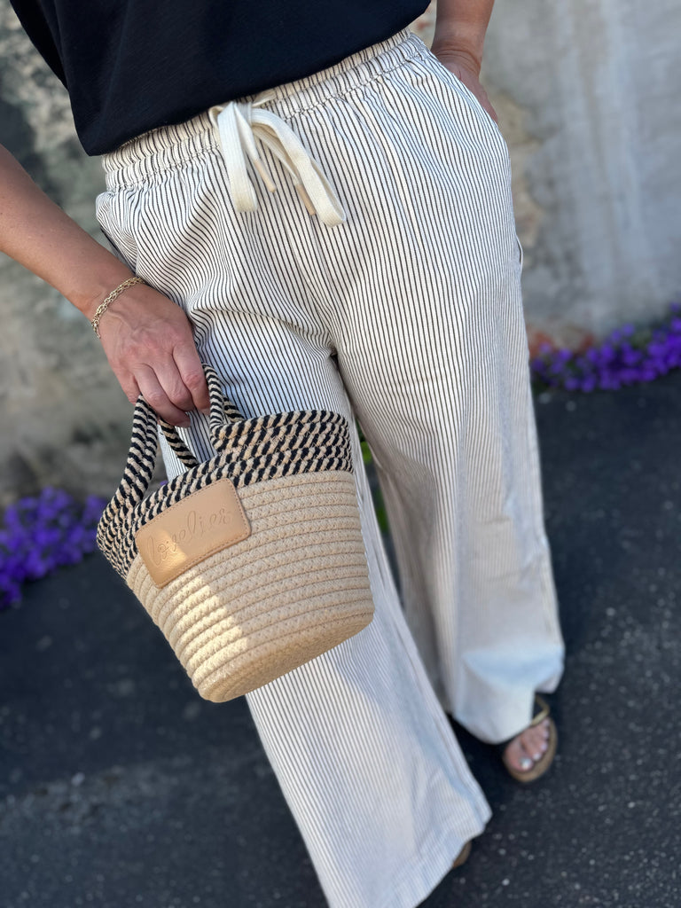 LECOCO 34665 Lianna bukser stripe off