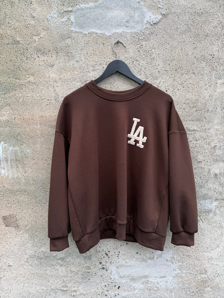 By Engbork LA sweat bluse + buks brown