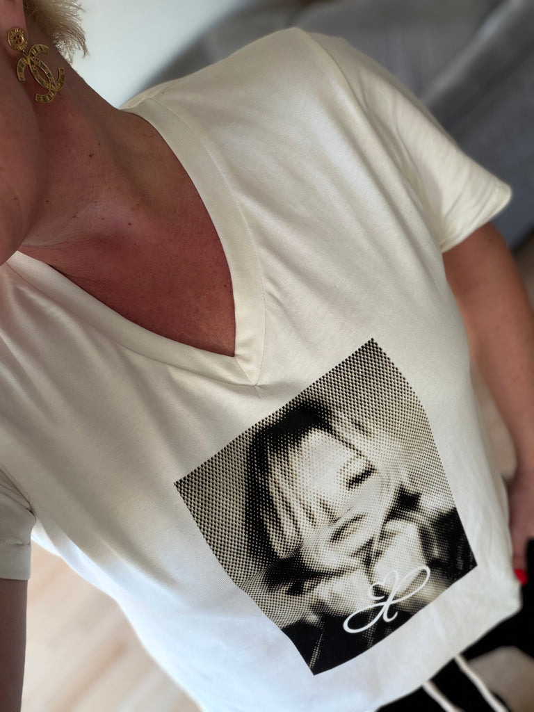 Costamani 2600501 Face V tee white