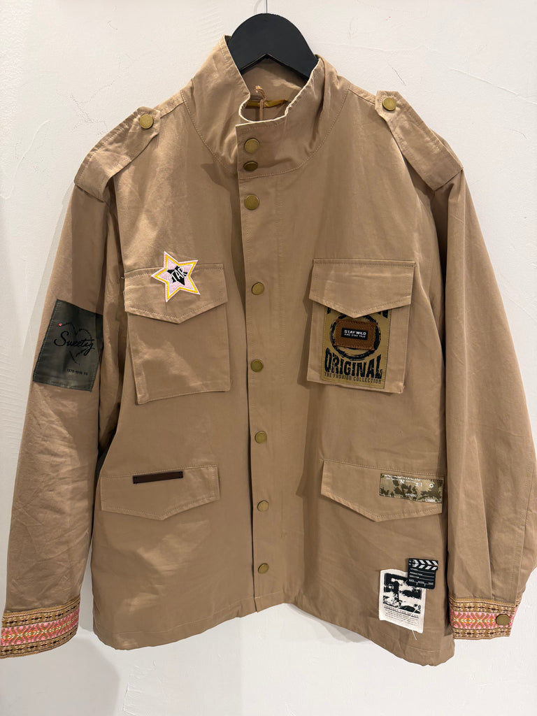 Boho Love B1326 safari jakke sand