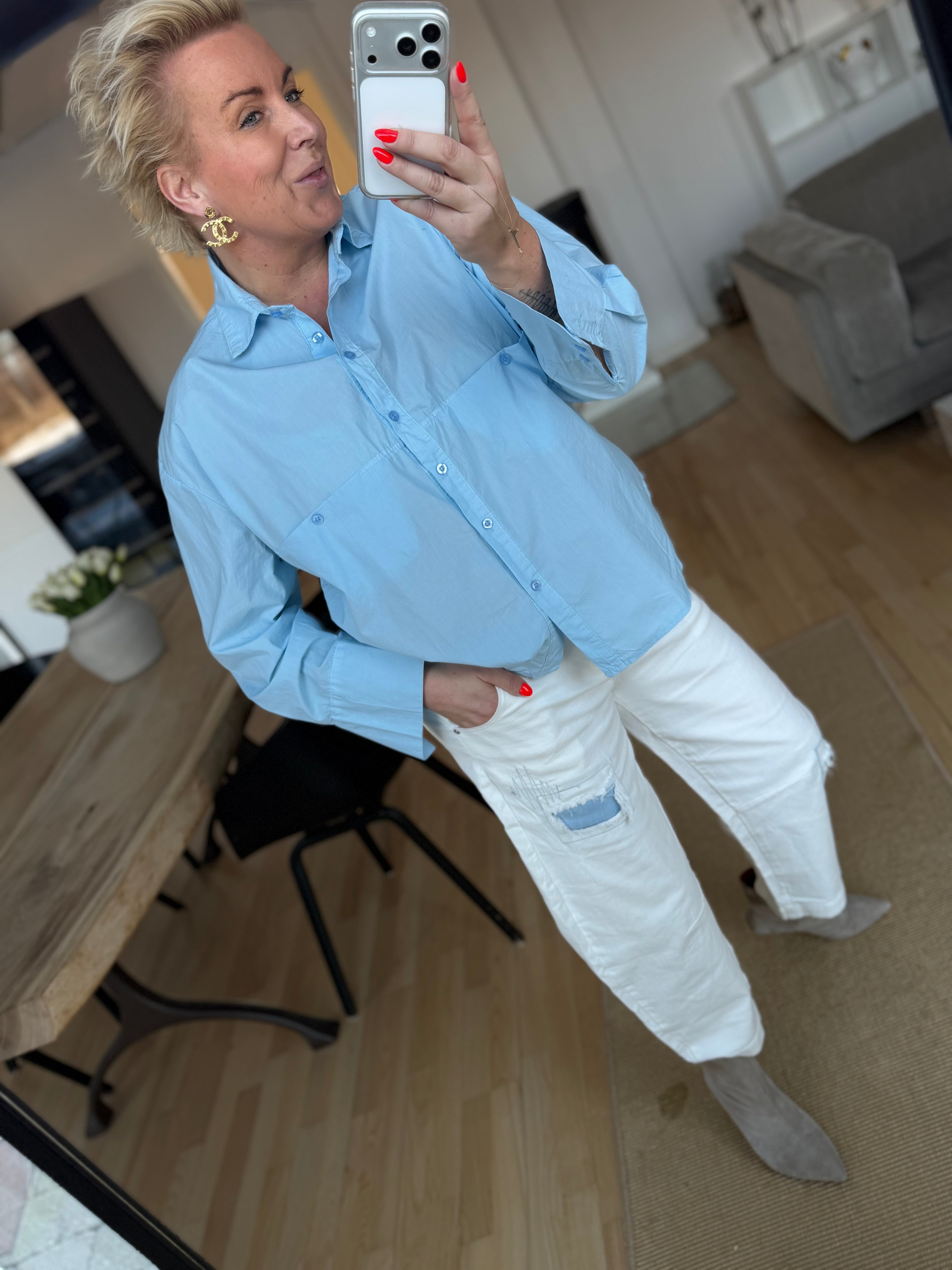 Boho Love B1330 jeans denim white