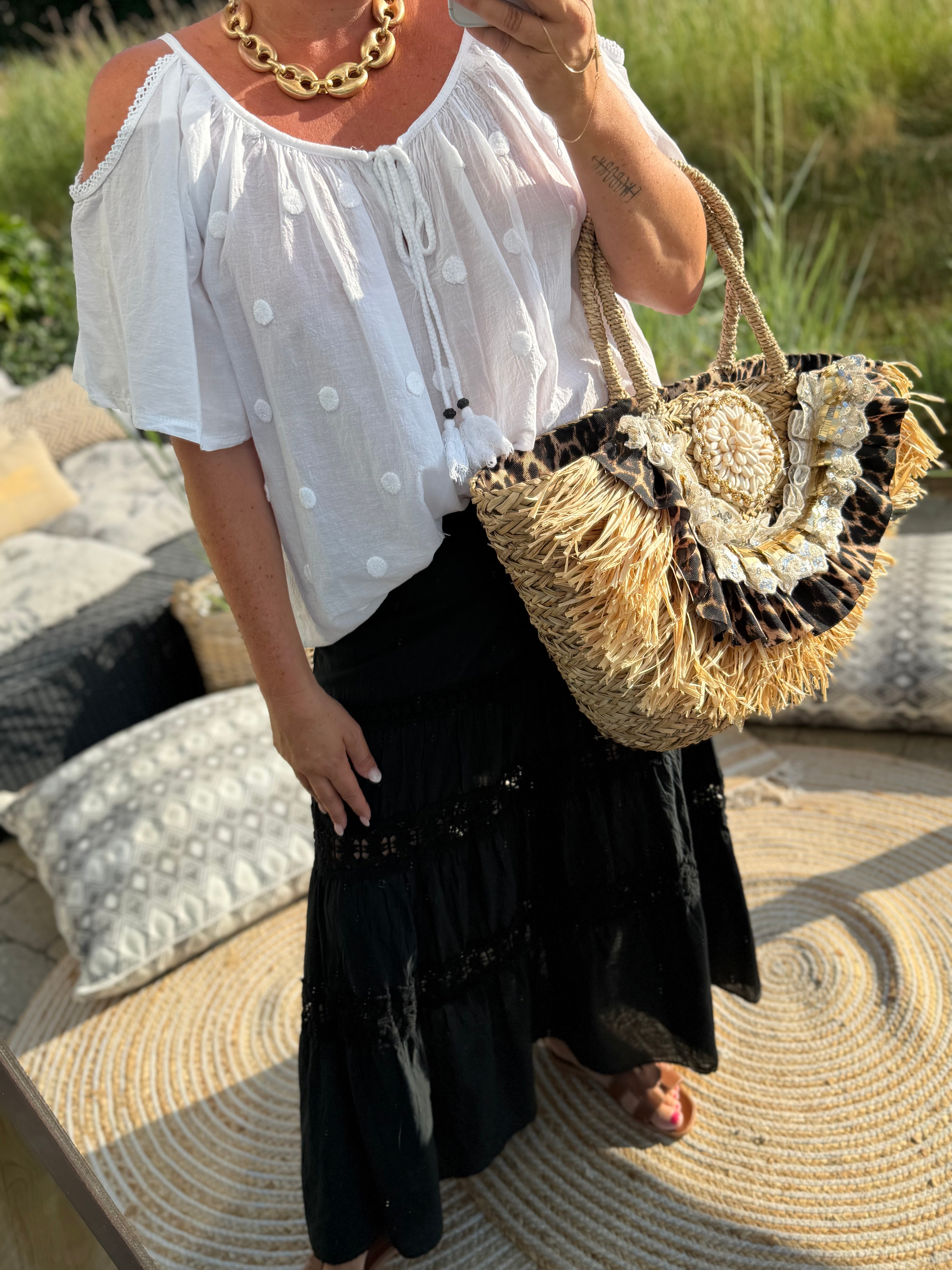By Engbork Pamela long skirt black