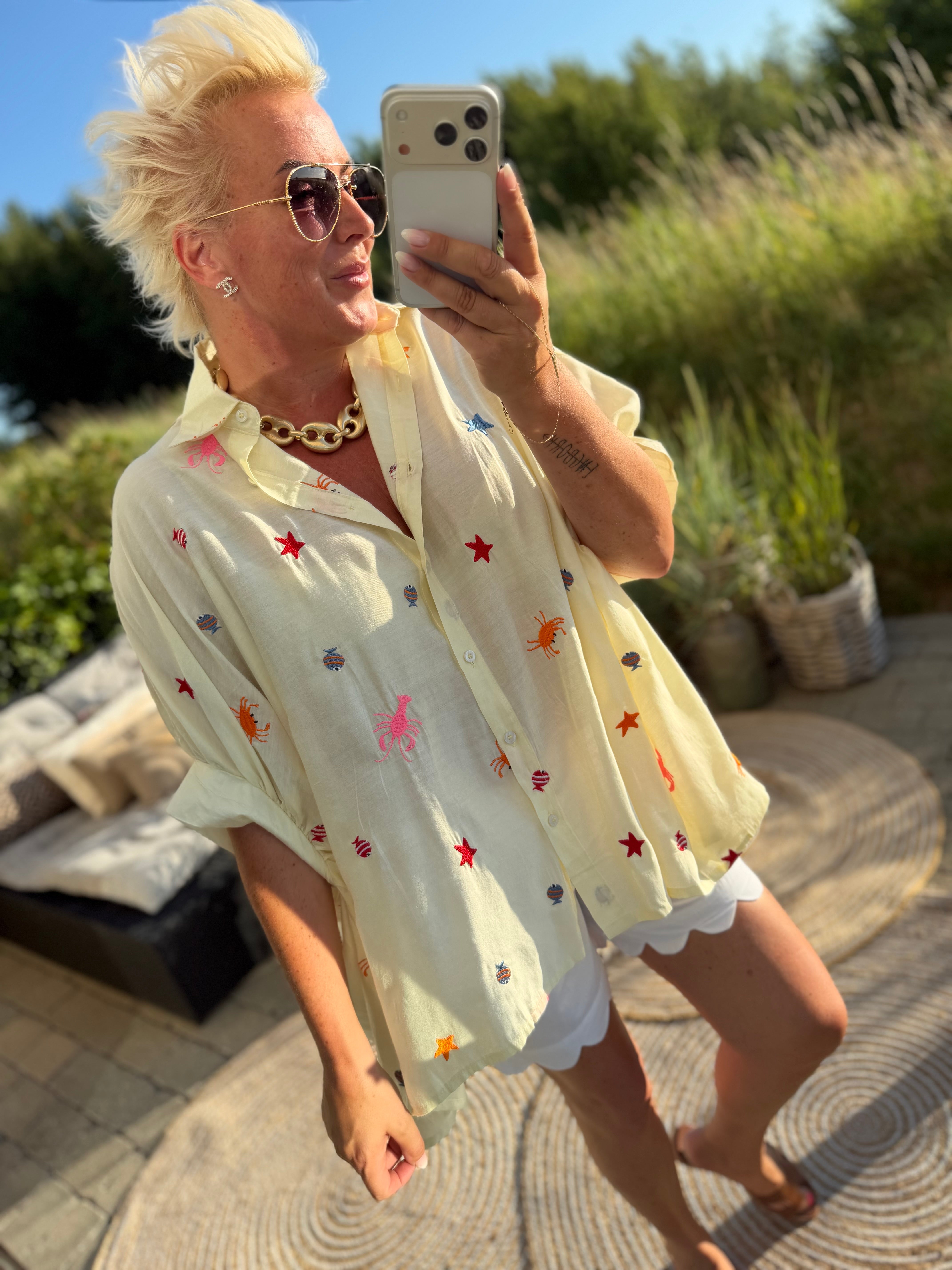 Ocean life 10088 big shirt yellow