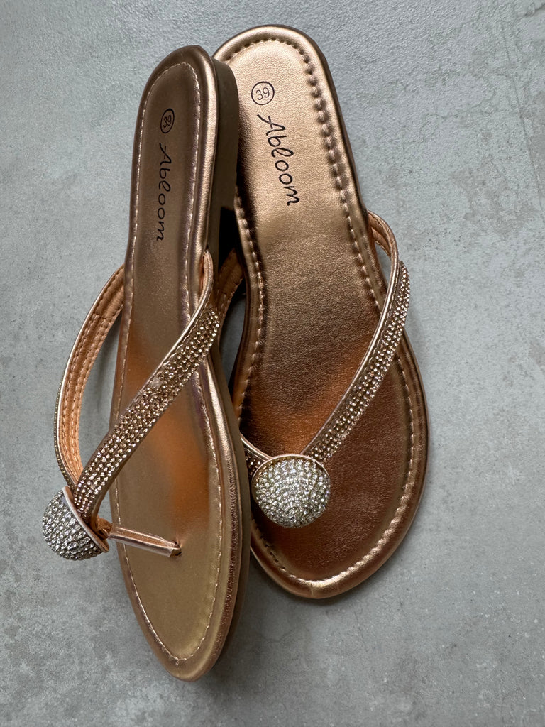 Qnuz 7739 Stasia slippers strass silver