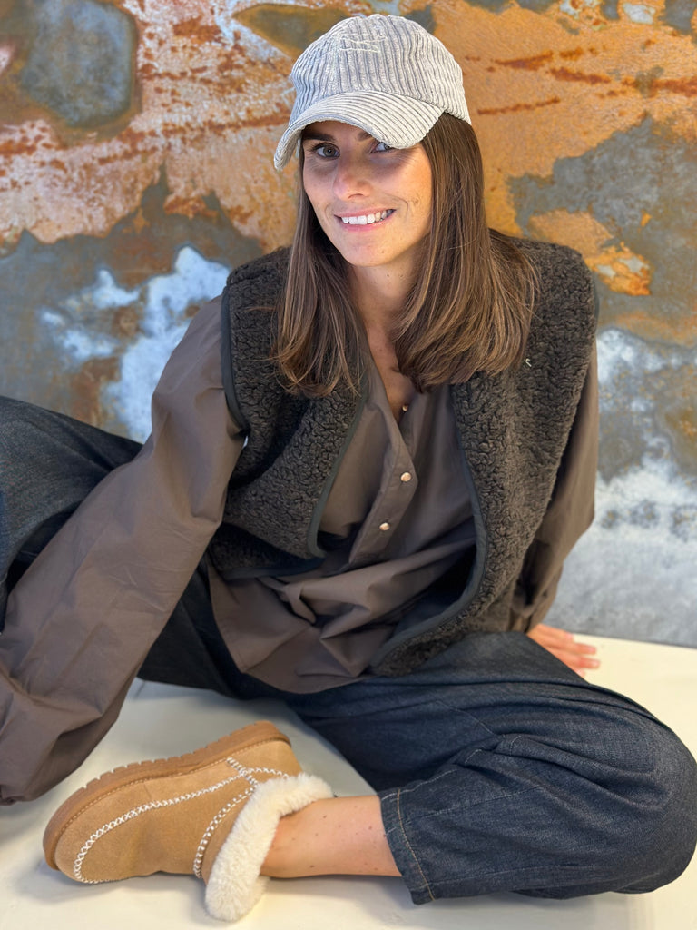 Gaspar 2510301 Duffy waistcoat brown