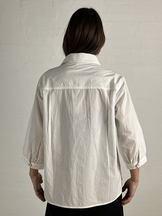 Gaspar 2601312 Oslo poplin shirt white