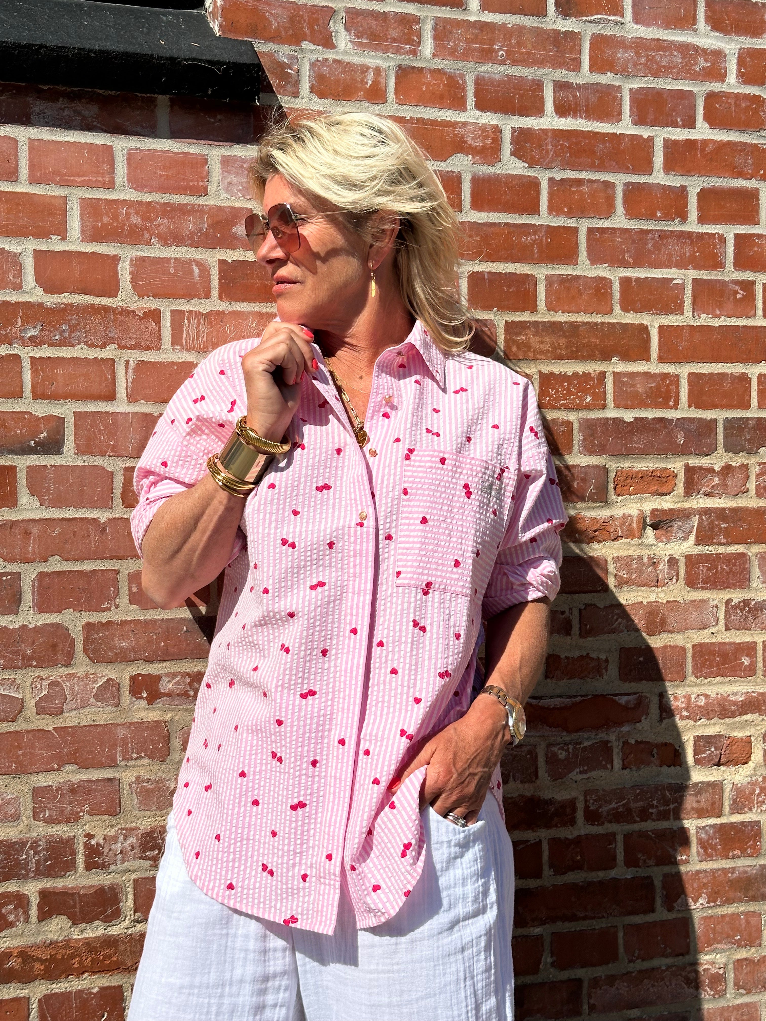 Gaspar 2601348 Skagen shirt heart pink