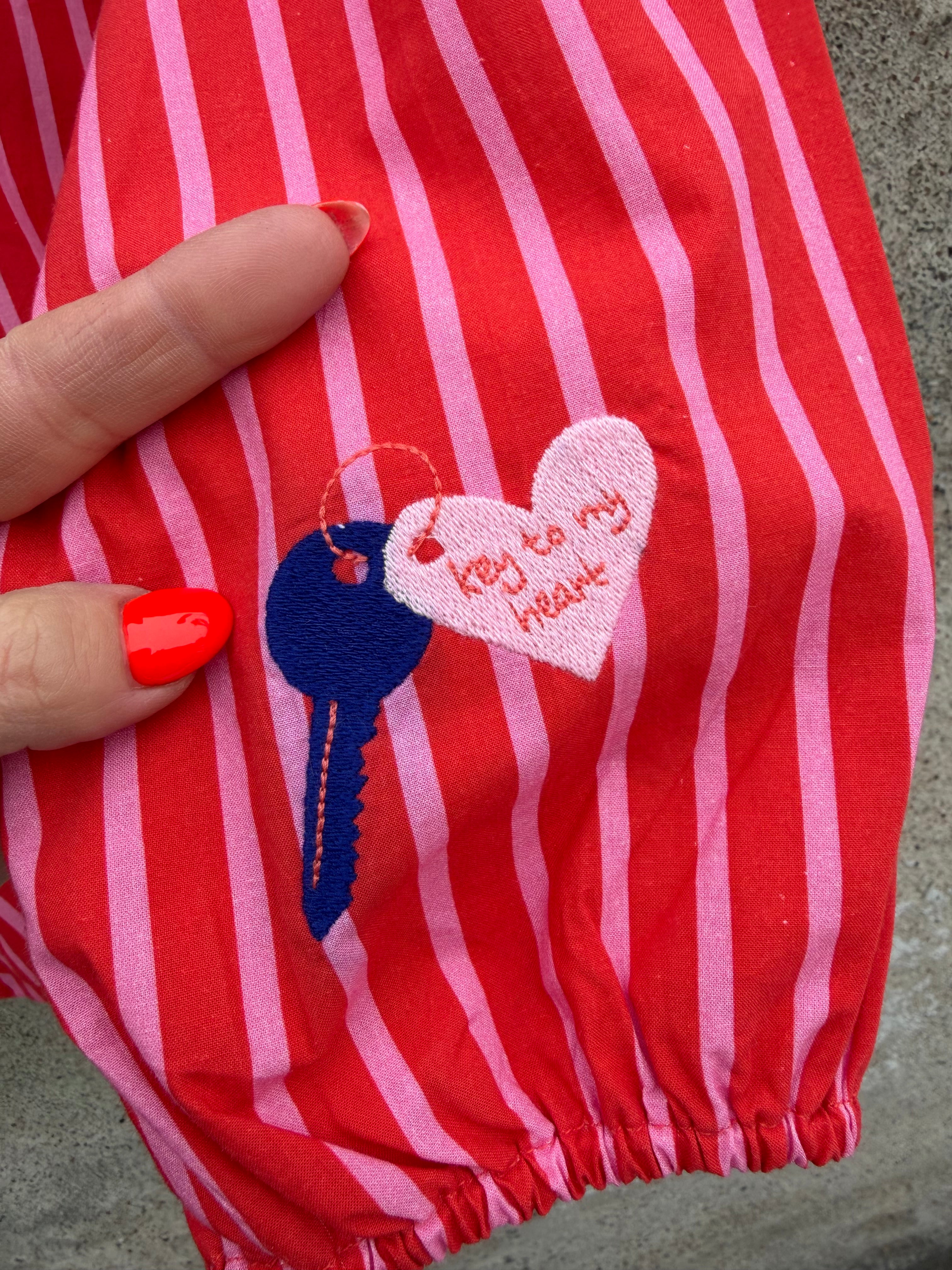 WAUW Ulrikke shirt stripe red