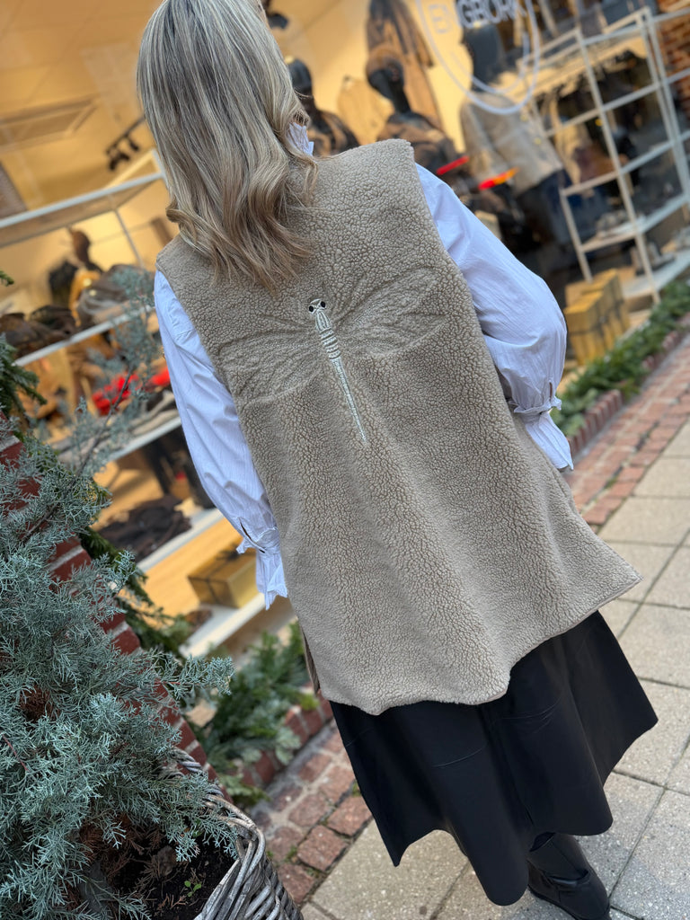 Gaspar 2510336 Duffy LONG waistcoat champagne