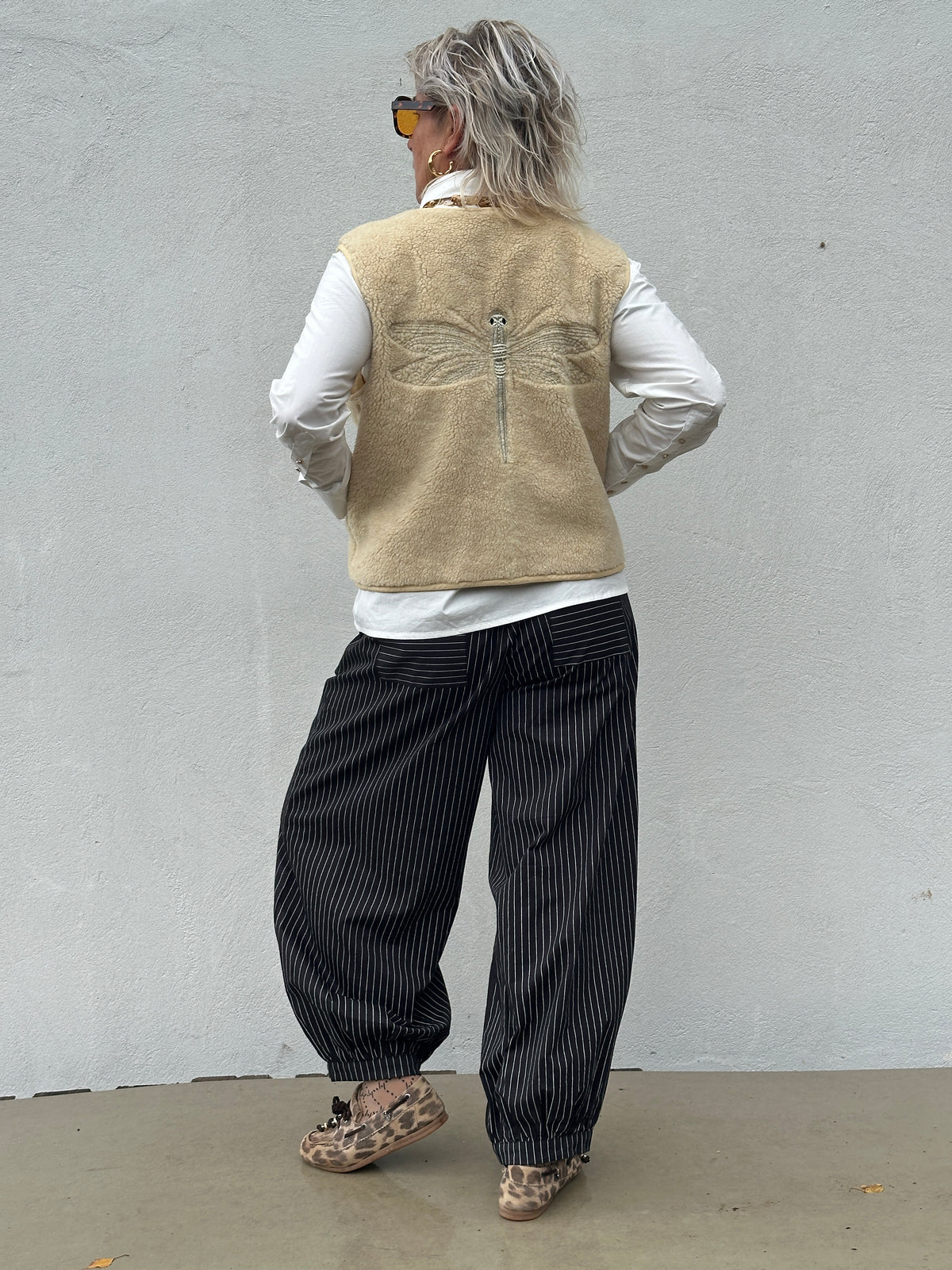 Gaspar 2607362 Duffy waistcoat off white