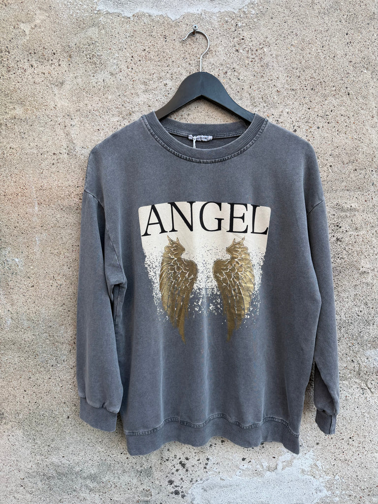 By Engbork Angel sweat blouse grey