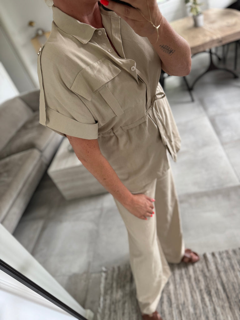 By Engbork Karen skjorte+buks natur