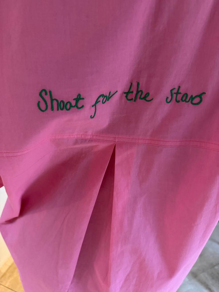 WAUW Luna shirt shoot for the stars pink