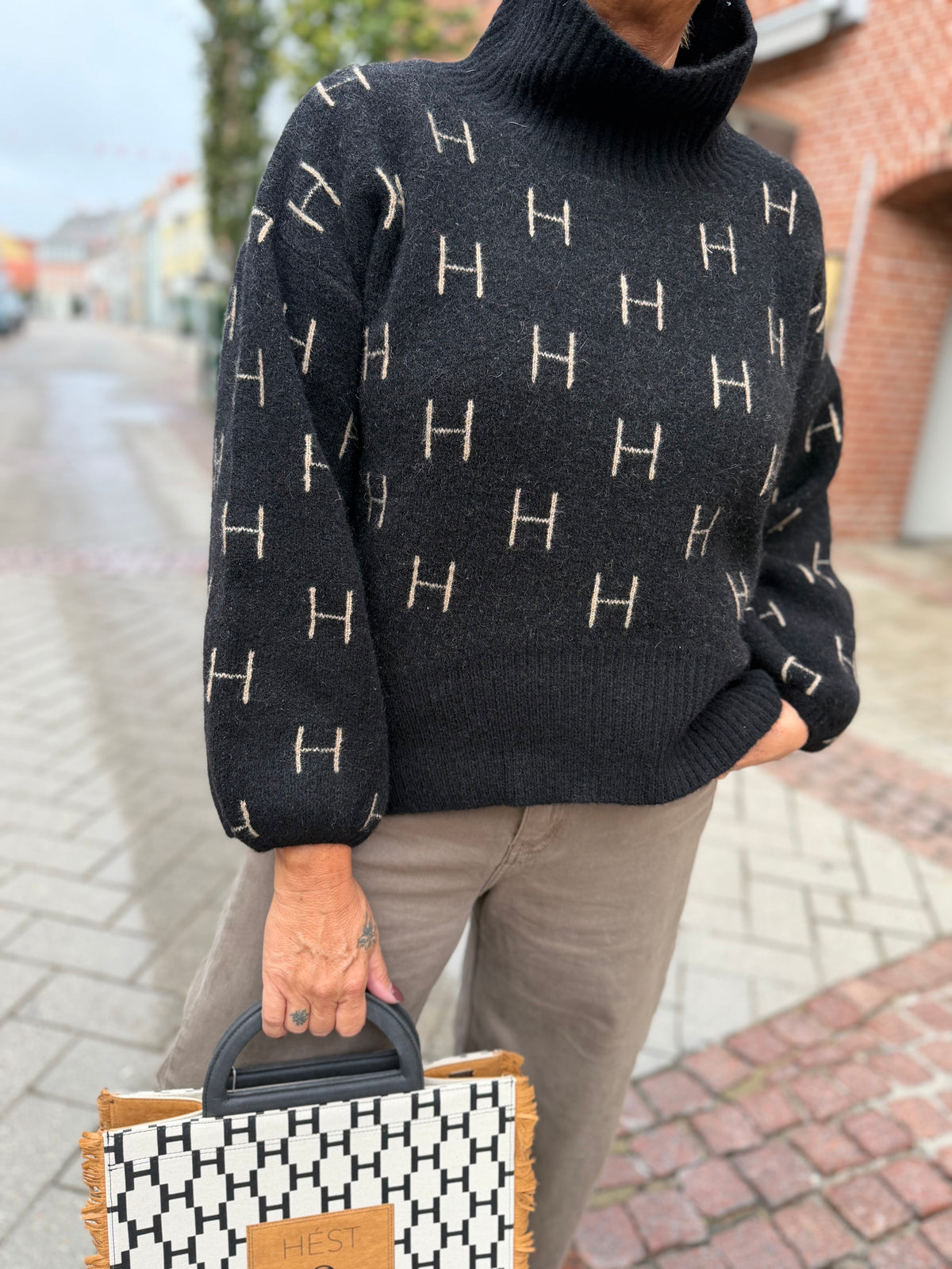HÈST 1010120101 FAM sweater short black