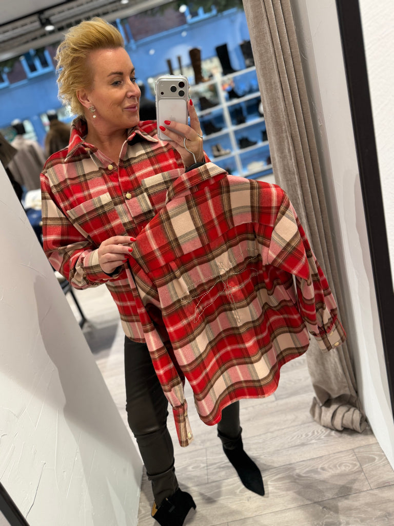 Gaspar 2510331 Malmø skjorte brushed red